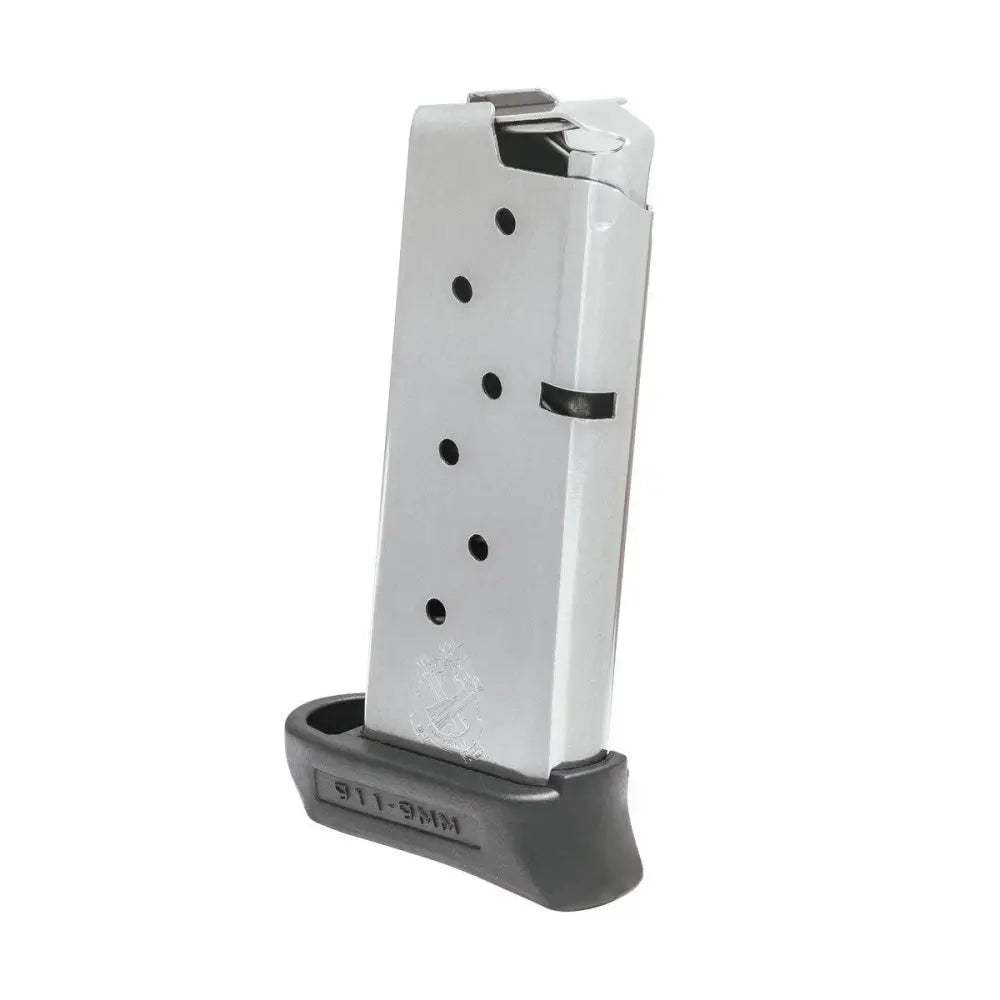 Springfield Armory Gun Parts|handgun Magazines 911 Stainless Steel Magazine with Pinky Extension 9mm 7/rd Buy at Faith