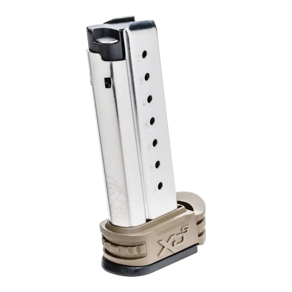 Springfield Armory Gun Parts|handgun Magazines Xd-s Extended Magazine Fde 9mm 8/rd Buy at Faith and Freedom Outdoors