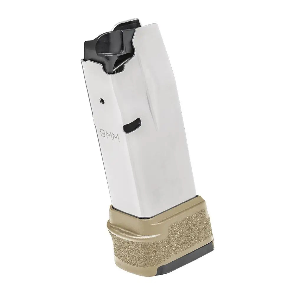Springfield Armory Handgun Magazines Hellcat Magazine 9mm 15/rd Flat Dark Earth with Sleeve Buy at Faith and Freedom