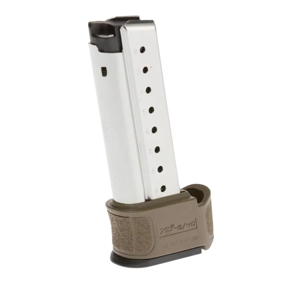 Springfield Armory Handgun Magazines Xd-s Mod.2 Extended Magazine Desert Fde 9mm 9/rd Buy at Faith and Freedom Outdoors