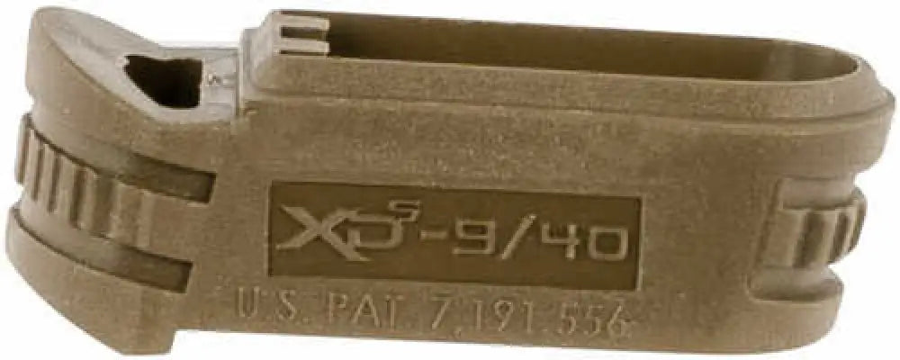 Springfield Armory Xd-s Mid-size Mag Sleeve 9mm Luger Flat Dark Earth Polymer for Backstrap 2 - Xds5902mfde