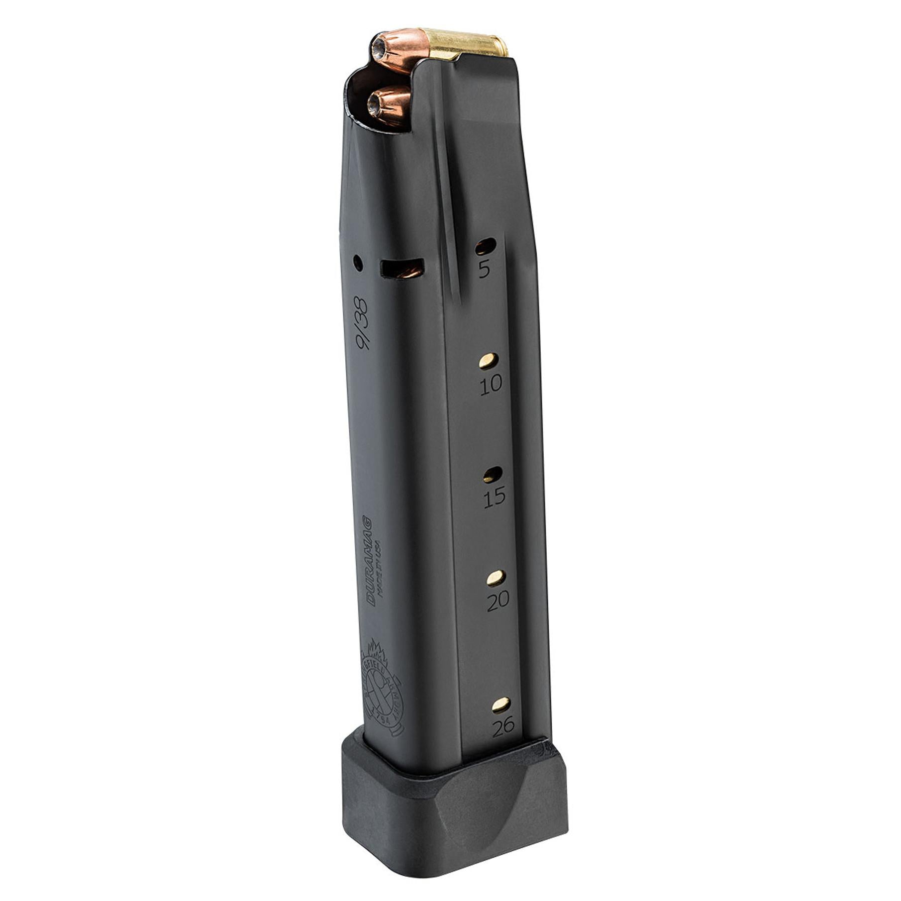 Springfield Armory Handgun Magazines Springfield Armory Springfield Handgun Magazine for 1911 DS Prodigy Black 9mm Luger 26/rd