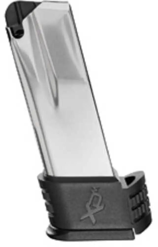 Springfield Magazine 10mm 15 Rounds Fits Xdme Compact with Sleeve for Backstrap 1 Silver Xdme50151