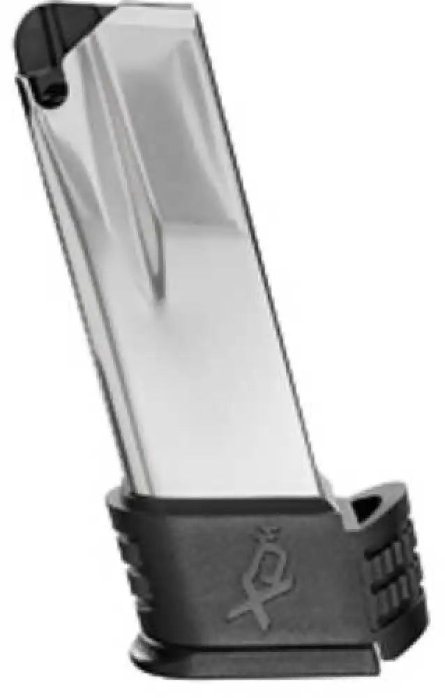 Springfield Magazine 10mm 15 Rounds Fits Xdme Compact with Sleeve for Backstrap 3 Silver Xdme50153