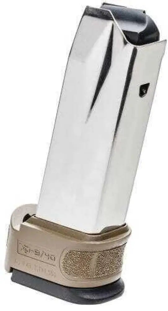 Springfield Magazine 9mm 10 Rounds Stainless Steel Finish Fits Xdg Subcompact Includes Flat Dark Earth Sleeve