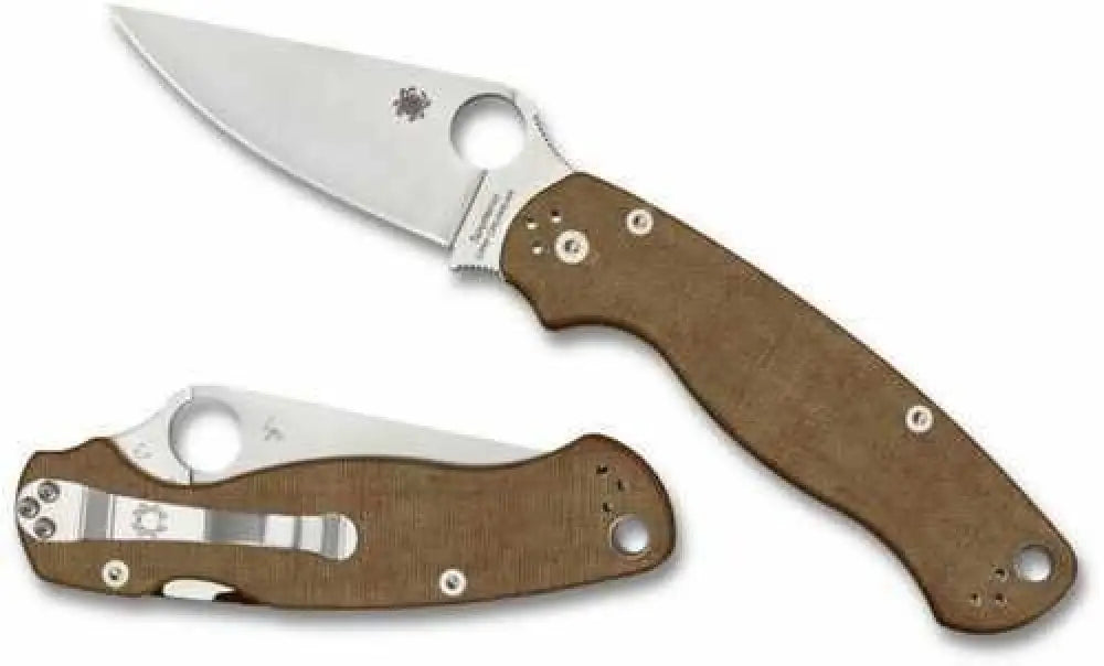 Spy C81mpcw2 Para Military 2 Brown Micarta - C81mpcw2