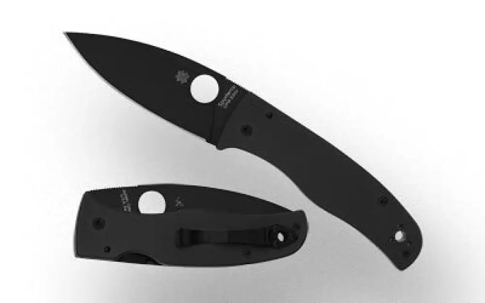 Spyderco Bodacious Black/black S30v Srtd Buy at Faith and Freedom Outdoors - Folding Knives - Knife