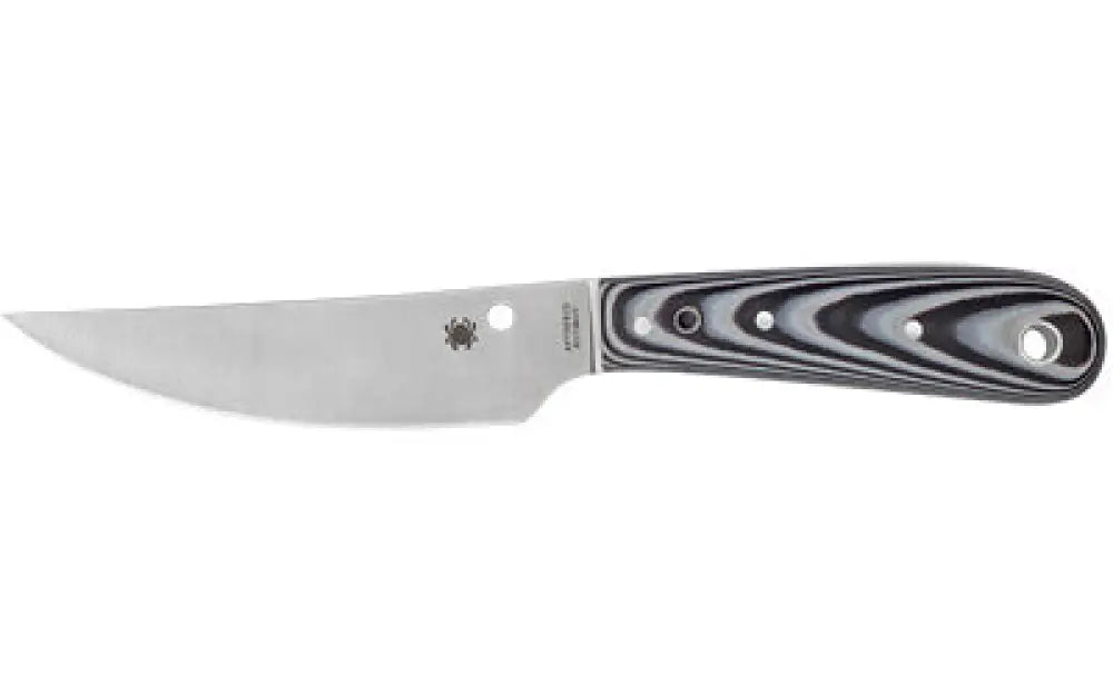 Spyderco Bow River G-10 Black/white Buy at Faith and Freedom Outdoors - Fixed Blade Knives - Knife