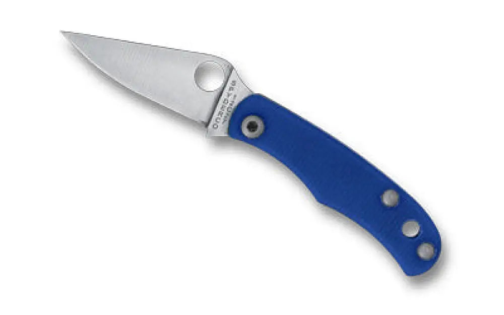 Spyderco Bug G-10 1.27’’ Blue Buy at Faith and Freedom Outdoors - Folding Knives - Knife