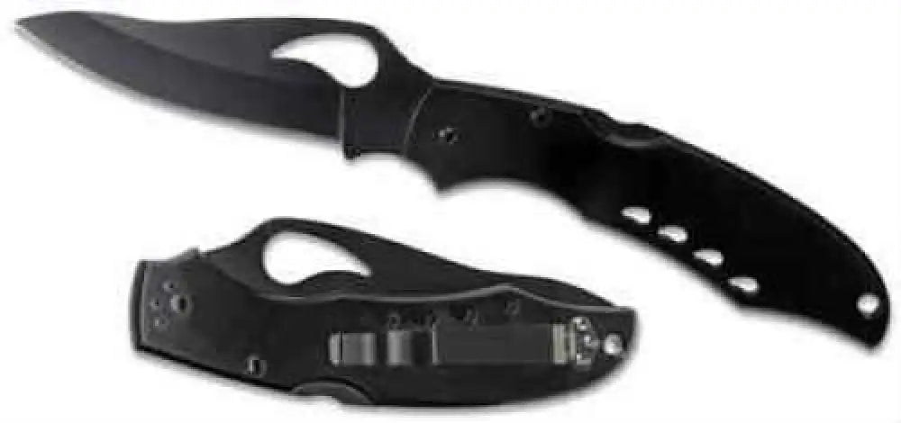 Spyderco By03 Folder 8cr13mov Stainless Drop Point Blade Fiberglass-re By03psbk2