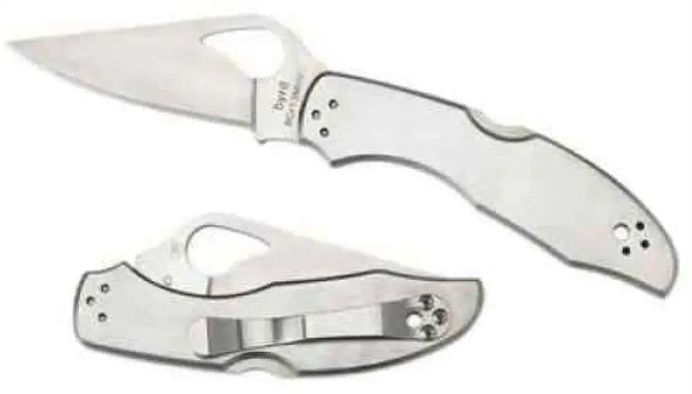 Spyderco By03 Meadowlark Ii Stainless Steel Plain By04p2