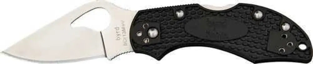 Spyderco Byrd Robin2 Lightweight Folder Knife 2.4’’ 8cr13mov Stainless Steel Flat Ground Frn Black By10pbk2