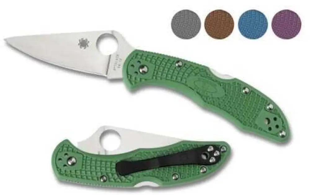 Spyderco Delica Lightweight Gray Frn C11fpgy