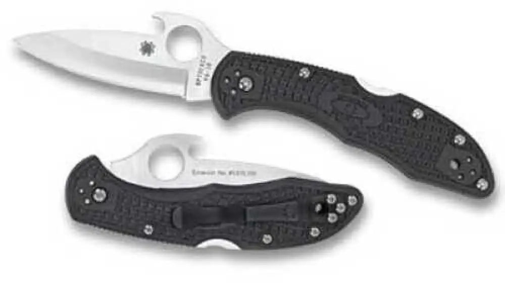 Spyderco Delica4 Folding Knife Vg10/satin Plain Clip Point Emerson Wave/circle Thumb Hole/pocket 2.9’’ Grains C11pgyw