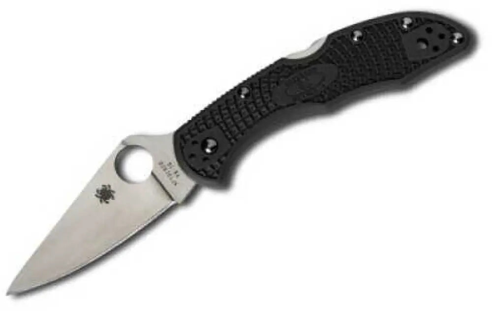 Spyderco Delica4 Lightweight Folding Knife Vg10/satin Plain Clip Point Circle Thumb Hole/pocket 2.875’’ b C11fpbk