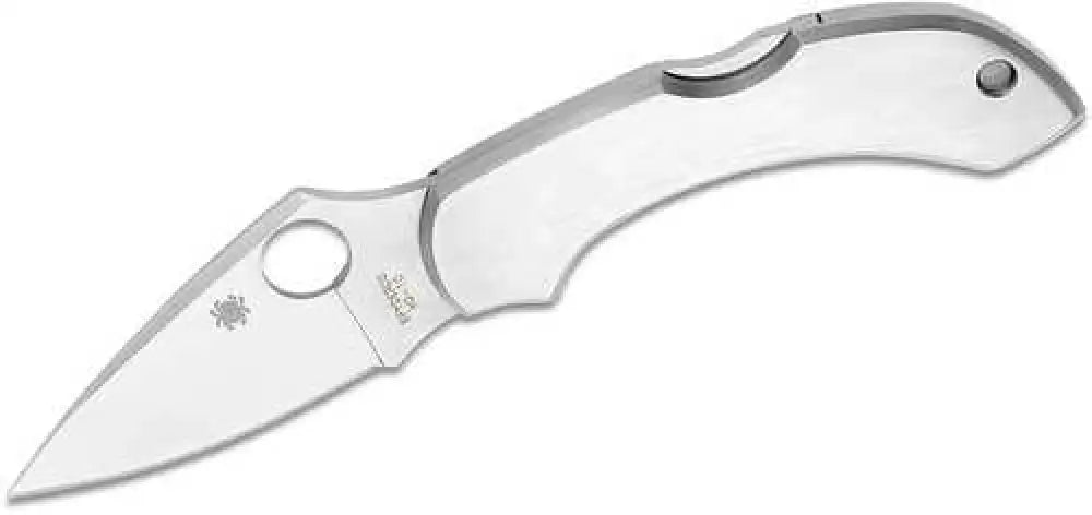 Spyderco Dragonfly Ii Knife with Plain Edge & Stainless Steel Handle Md: C28p