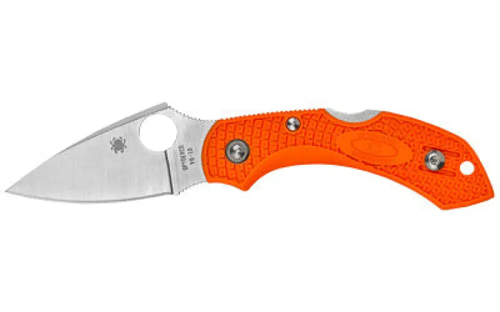 Spyderco Dragonfly2 Orange Frn Pln Buy at Faith and Freedom Outdoors - Folding Knives - Knife
