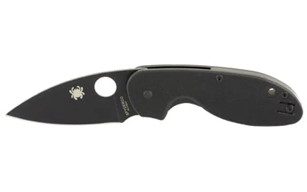 Spyderco Efficient G-10 Black Plaine Buy at Faith and Freedom Outdoors - Folding Knives - Knife