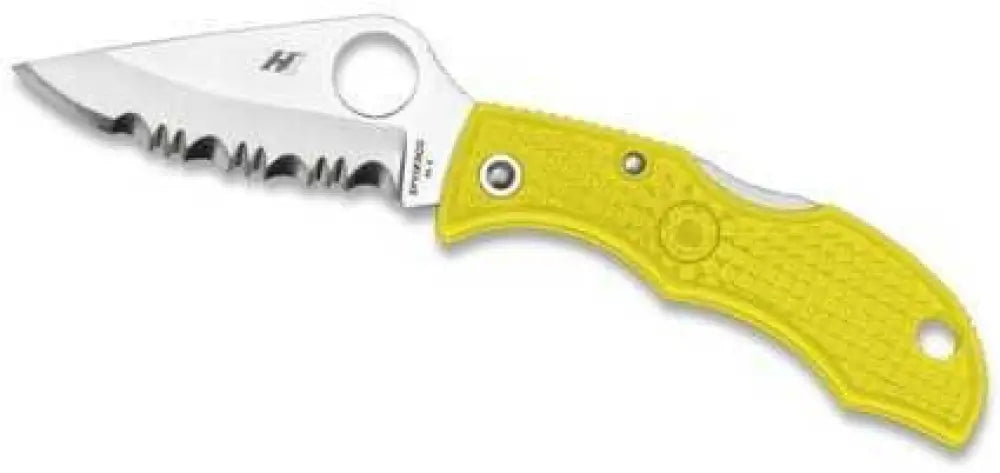 Spyderco Ladybug 3 Yellow Frn H-1 Plainedge Lylp3