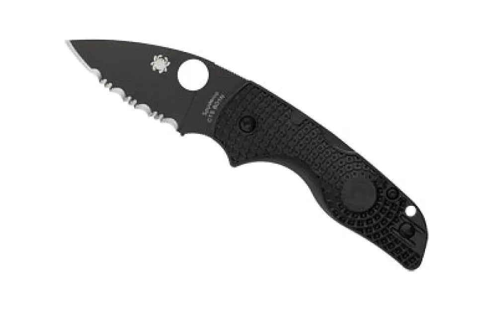 SPYDERCO LIL NATIVE LW Black/Black SRTD Buy At Faith And Freedom Outdoors - Folding Knife