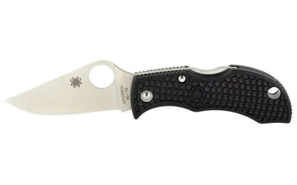Spyderco Manbug Black Frn Plain Buy at Faith and Freedom Outdoors - Folding Knives - Knife