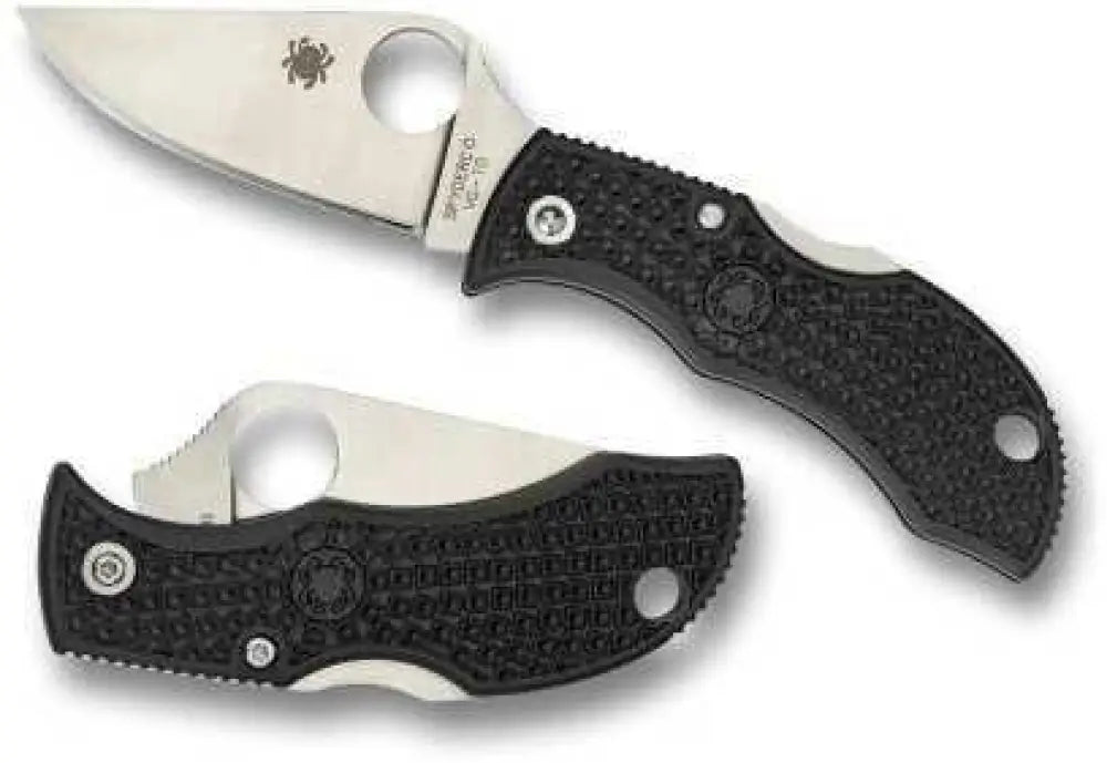 Spyderco Manbug Black Frn Plainedge Mbkp