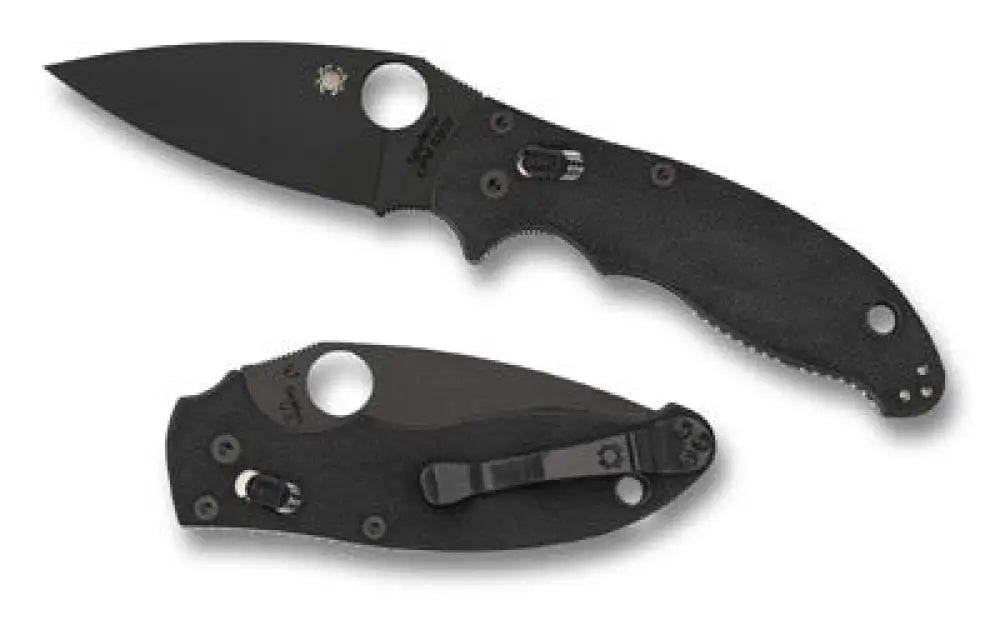 Spyderco Manix 2 Black Blade 3.375’’ Buy at Faith and Freedom Outdoors - Folding Knives - Knife