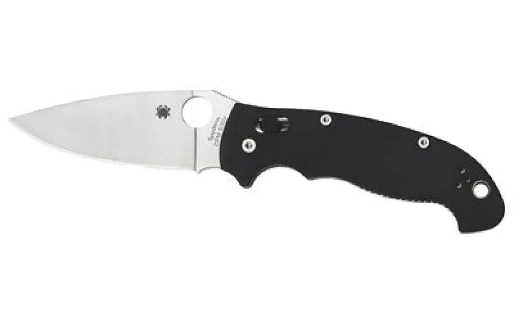 Spyderco Manix 2 Xl Black G10 Plnedge Buy at Faith and Freedom Outdoors - Folding Knives - Knife