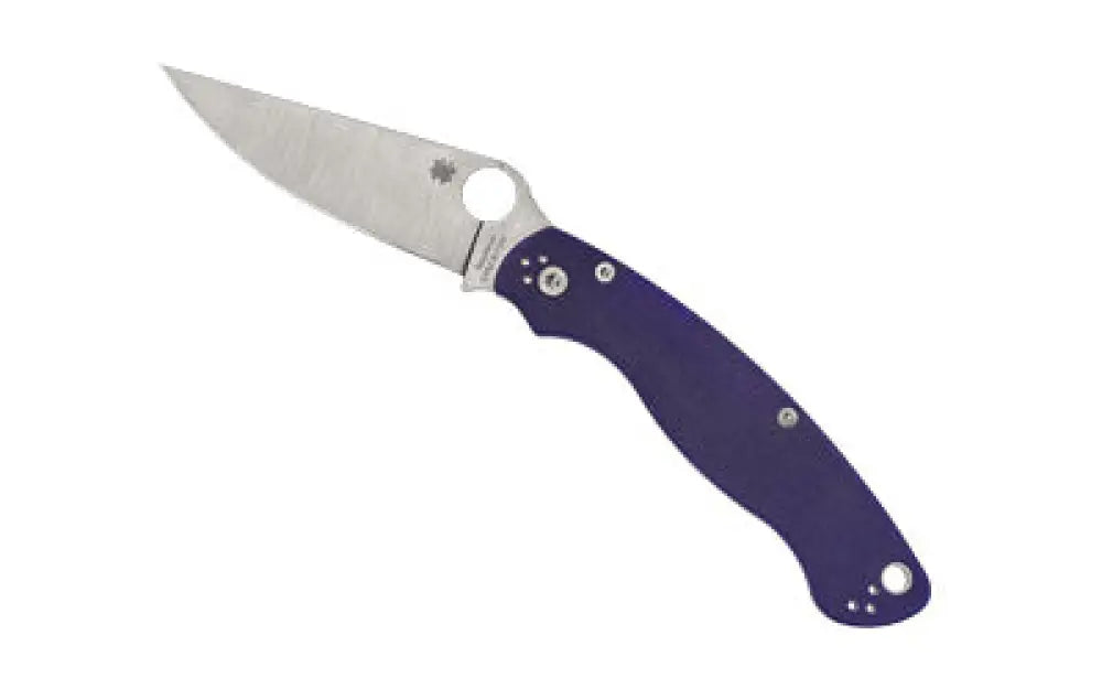 Spyderco Military 2 Cpm S110v Drk Bl Buy at Faith and Freedom Outdoors - Folding Knives - Knife
