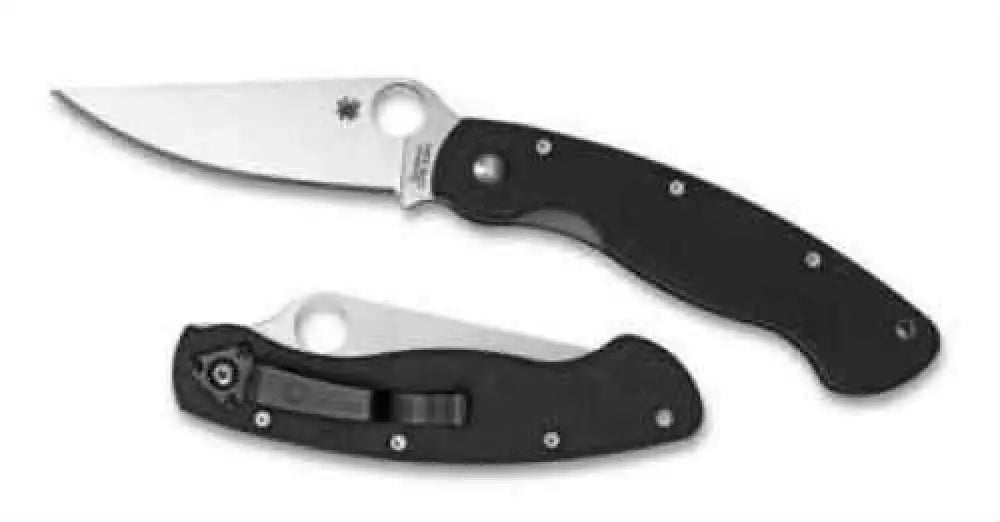 Spyderco Military Clip Point Blade Folding Knife Md: C36gpe