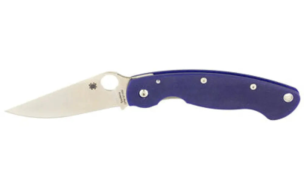 Spyderco Military Model G-10 Blue Buy at Faith and Freedom Outdoors - Folding Knives - Knife
