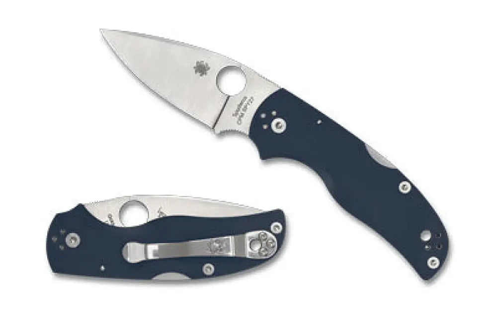 Spyderco Native 5 G-10 3’’ Blue Buy at Faith and Freedom Outdoors - Folding Knives - Knife