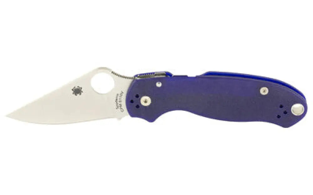 Spyderco Para 3 G-10 Dark Blue Buy at Faith and Freedom Outdoors - Folding Knives - Knife