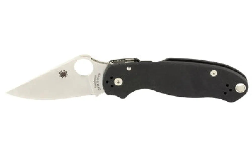Spyderco Para 3 G10 Black Plainedge Buy at Faith and Freedom Outdoors - Folding Knives - Knife