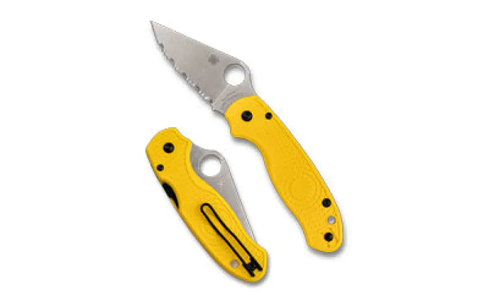 SPYDERCO PARA 3 LW SALT SE YELLOW Buy At Faith And Freedom Outdoors - Folding Knife