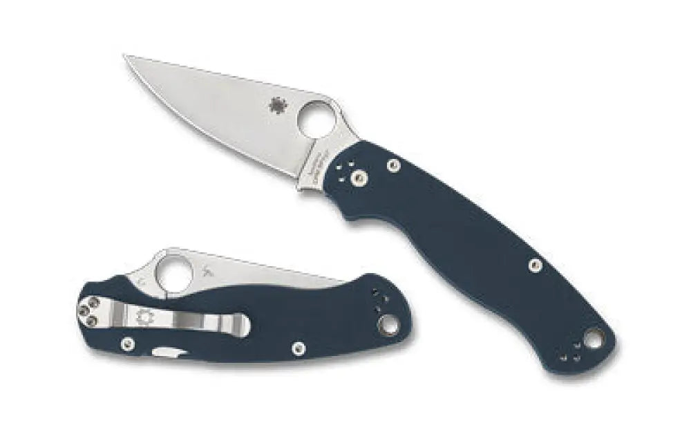 Spyderco Para Mitry 2 Cpm Spy27 Blu Buy at Faith and Freedom Outdoors - Folding Knives - Knife