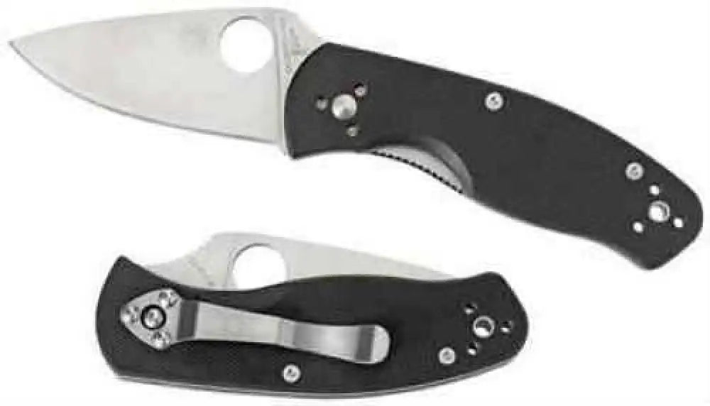 Spyderco Persistance G-10 Black Plain C136gp