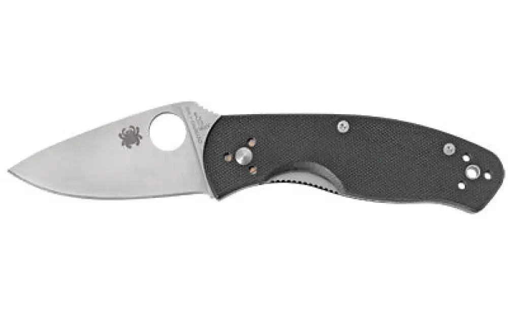 Spyderco Persistence Black G10 Plain Buy at Faith and Freedom Outdoors - Folding Knives - Knife