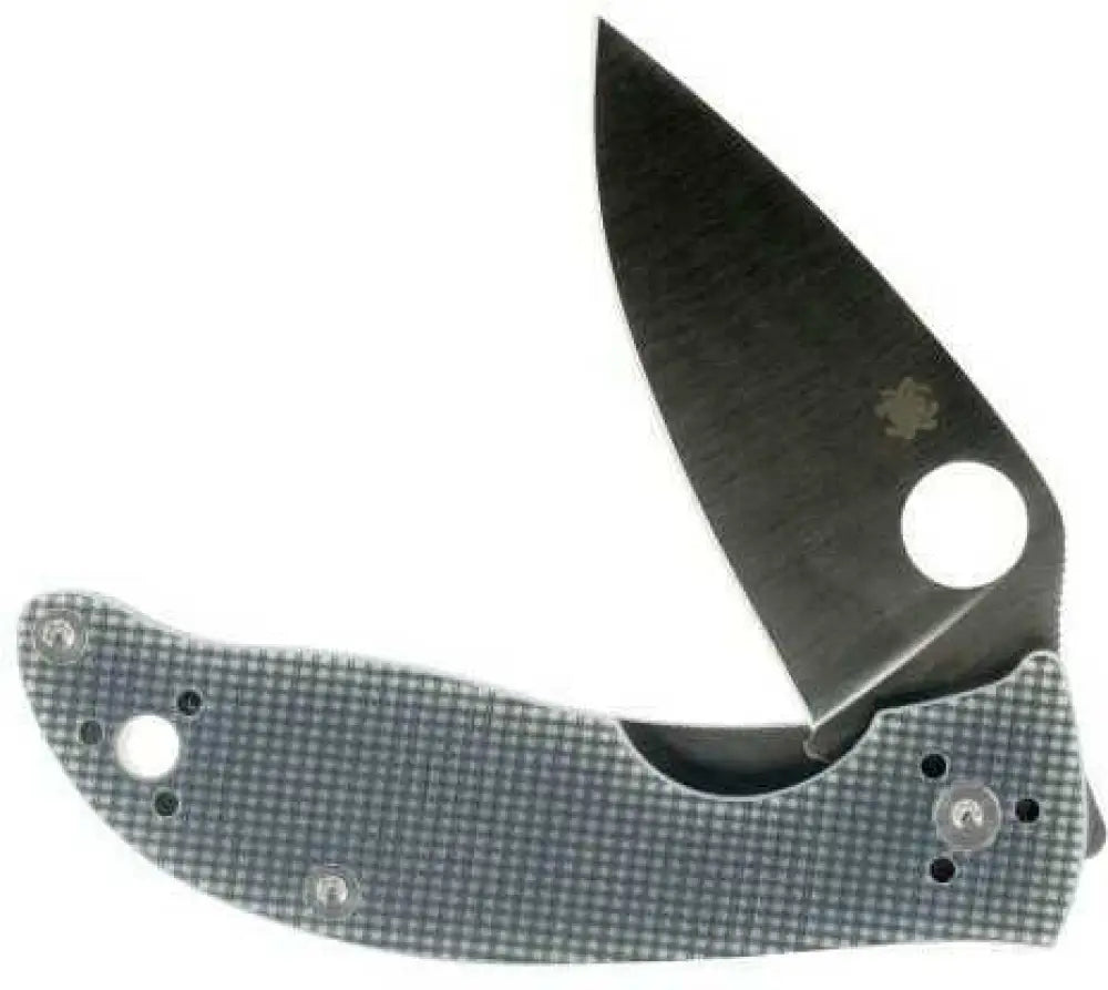 Spyderco Polestar Folding Knife 3.3’’ Circle Thumb Hole/pocket Clip Cts Bd1 Vg-10 Blade Plain Edge C220gpgy