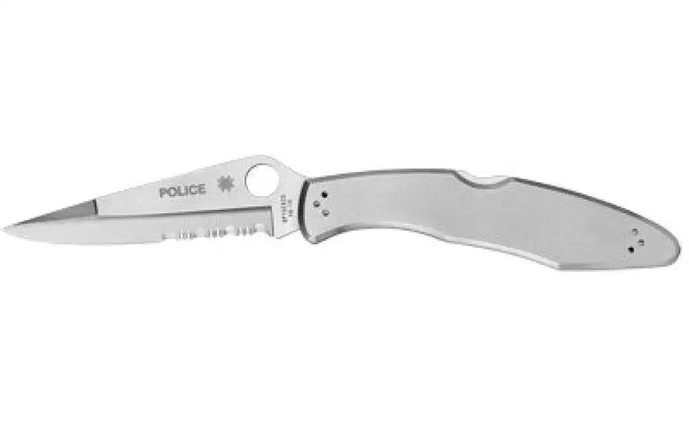 SPYDERCO POLICE STNLS COMBOEDGE Buy At Faith And Freedom Outdoors - Folding Knife