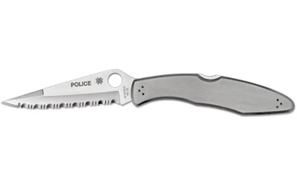 Spyderco Police Stnls Spyderedge Buy at Faith and Freedom Outdoors - Folding Knives - Knife