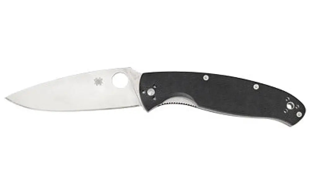 Spyderco Resilience Black G10 Plain Buy at Faith and Freedom Outdoors - Folding Knives - Knife