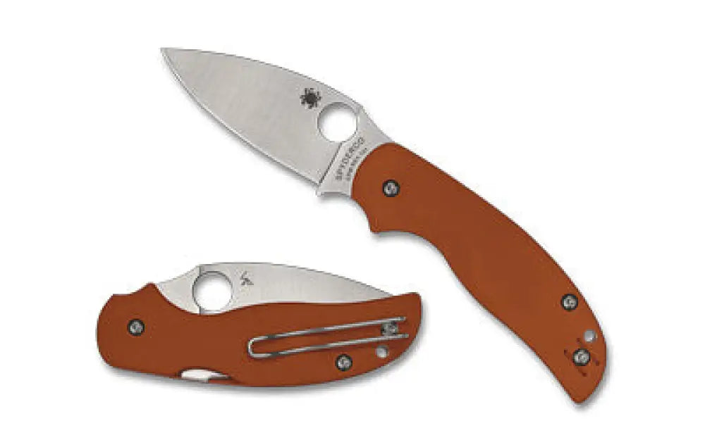 Spyderco Sage 5 Brownt G-10 3’’ Org Buy at Faith and Freedom Outdoors - Folding Knives - Knife