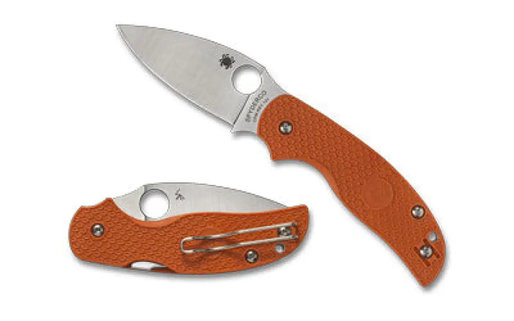 Spyderco Sage 5 Brownt Ltwt 3’’ Org Buy at Faith and Freedom Outdoors - Folding Knives - Knife