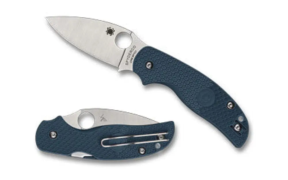Spyderco Sage 5 Ltwt 3’’ Blue Buy at Faith and Freedom Outdoors - Folding Knives - Knife
