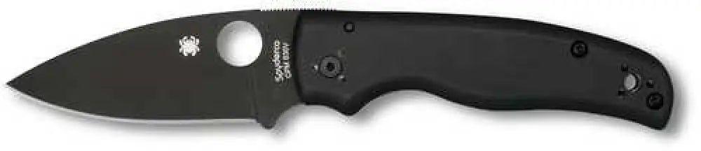 Spyderco Shaman Folder 3.61 in Black Plain G-10 Handle - C229gpbk