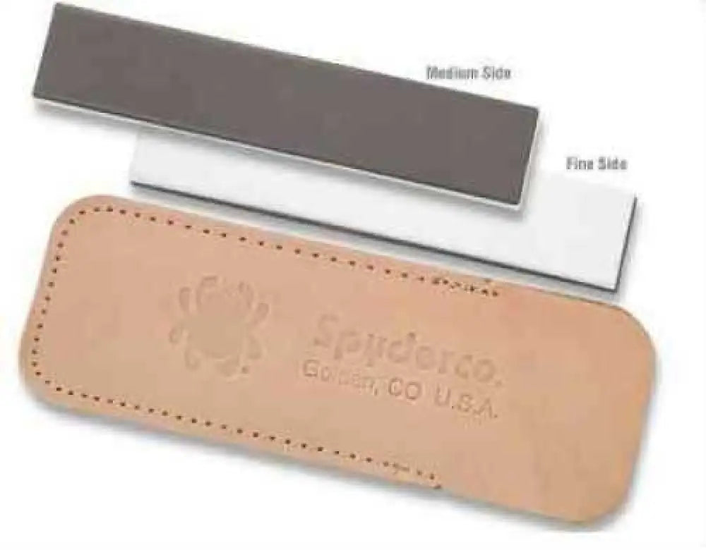 Spyderco Sharpener Tool with Leather Pouch Md: 303mf