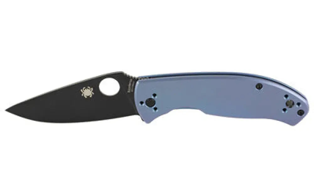 Spyderco Tenacious Ti 3.35’’ Blue/black Buy at Faith and Freedom Outdoors - Folding Knives - Knife