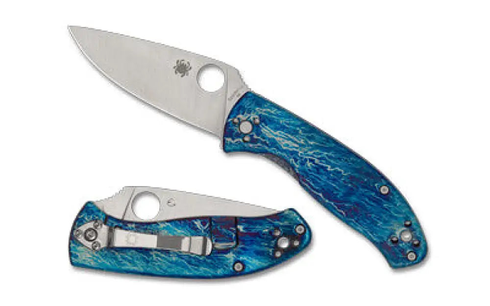 Spyderco Tenacious Ti Disry Blu/safariland v Buy at Faith and Freedom Outdoors - Folding Knives - Knife