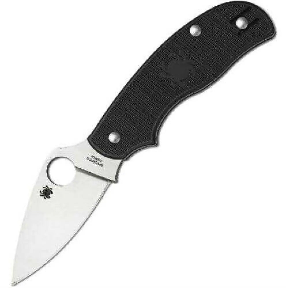 Spyderco Urban Folding Knife N690co Plain 2.61’’ with Kraton Handle C127pbk